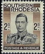 Rhodesia del sud 1937 - serie Re Giorgio VI: 2 sh