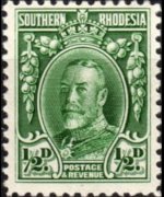 Rhodesia del sud 1931 - serie Re Giorgio V: ½ p