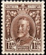 Rhodesia del sud 1931 - serie Re Giorgio V: 1½ p