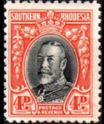 Rhodesia del sud 1931 - serie Re Giorgio V: 4 p