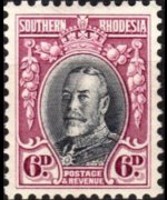 Southern Rhodesia 1931 - set King George V: 6 p