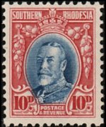 Southern Rhodesia 1931 - set King George V: 10 p