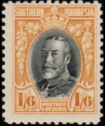 Southern Rhodesia 1931 - set King George V: 1'6 sh