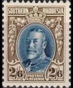 Rhodesia del sud 1931 - serie Re Giorgio V: 2'6 sh