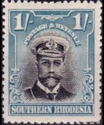 Rhodesia del sud 1924 - serie Re Giorgio V: 1 sh