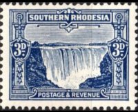 Rhodesia del sud 1931 - serie Cascate Vittoria: 3 p