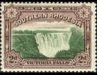 Rhodesia del sud 1931 - serie Cascate Vittoria: 2 p