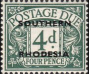 Southern Rhodesia 1951 - set Numeral: 4 p