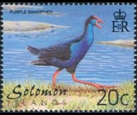 Isole Salomone 2001 - serie Uccelli: 20 c