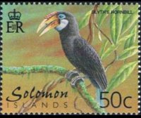 Isole Salomone 2001 - serie Uccelli: 50 c
