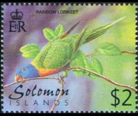 Isole Salomone 2001 - serie Uccelli: 2 $
