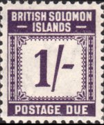 Solomon Islands 1940 - set Numeral: 1 sh