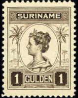 Suriname 1913 - serie Regina Guglielmina: 1 g