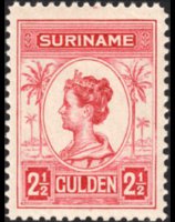 Suriname 1913 - serie Regina Guglielmina: 2½ g