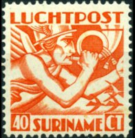 Suriname 1930 - serie Mercurio: 40 c