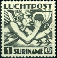 Suriname 1930 - serie Mercurio: 1 g