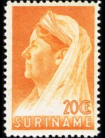 Suriname 1936 - serie Regina Guglielmina: 20 c