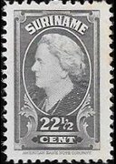Suriname 1945 - serie Regina Guglielmina: 22½ c