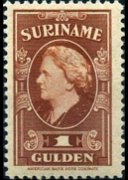 Suriname 1945 - serie Regina Guglielmina: 1 g