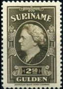 Suriname 1945 - serie Regina Guglielmina: 2,50 g