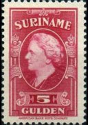 Suriname 1945 - set Queen Wilhelmina: 5 g