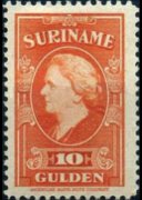 Suriname 1945 - serie Regina Guglielmina: 10 g