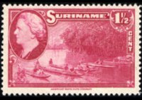 Suriname 1945 - set Pictures of Suriname: 1½ c
