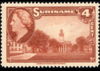 Suriname 1945 - set Pictures of Suriname: 4 c