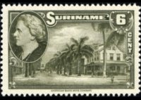 Suriname 1945 - serie Vedute: 6 c