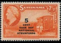 Suriname 1945 - set Pictures of Suriname: 5 c su 7½ c