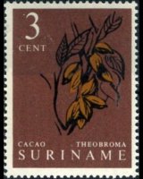 Suriname 1961 - serie Piante e frutti: 3 c