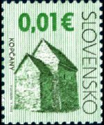 Slovakia 2009 - set Cultural heritage of Slovakia: 0,01 €