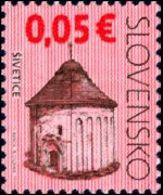 Slovacchia 2009 - serie Patrimonio artistico sacro: 0,05 €