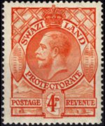 Swaziland 1933 - set King George V: 4 p