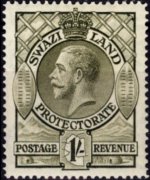 Swaziland 1933 - set King George V: 1 sh