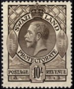 Swaziland 1933 - set King George V: 10 sh