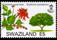 Swaziland 2007 - set Trees: 5 E