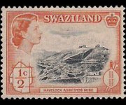 Swaziland 1961 - serie Regina Elisabetta II e soggetti vari: ½ c
