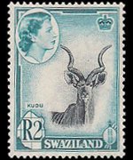 Swaziland 1961 - set Queen Elisabeth II and various subjects: 2 R