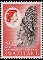 Swaziland 1962 - set Queen Elisabeth II and various subjects: 2½ c