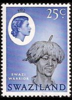 Swaziland 1962 - set Queen Elisabeth II and various subjects: 25 c