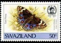 Swaziland 1987 - set Butterflies: 50 c