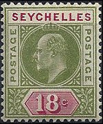 Seychelles 1903 - set King Edward VII: 18 c