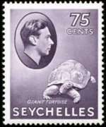 Seychelles 1938 - serie Re Giorgio VI e soggetti vari: 75 c