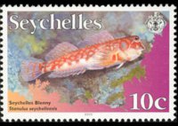 Seychelles 2003 - set Fishes: 10 c
