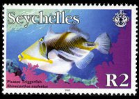 Seychelles 2003 - set Fishes: 2 R