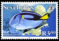 Seychelles 2003 - set Fishes: 3,50 R