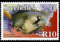 Seychelles 2003 - set Fishes: 10 R