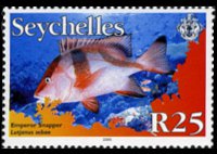 Seychelles 2003 - set Fishes: 25 R