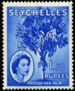 Seychelles 1954 - set Queen Elisabeth II and various subjects: 1,50 R